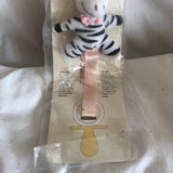 Noah's Menagerie Pacifier Buddy - Zebra
