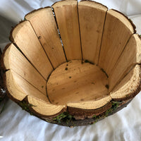 W. Images Wood Basket Set of 3