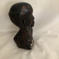 African Wood Carved Man Sculpture