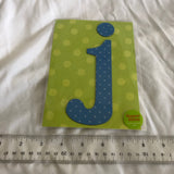 Large Monogram Magnet Letter J