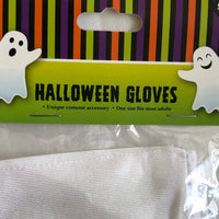 White Halloween Gloves - Adult - One Size Fits Most