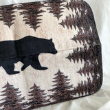 Bear And Pines Bath Mat