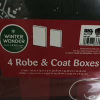 Winter Wonder Lane 4 Robe & Coat Boxes