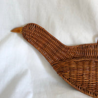 Straw Goose Hanging Wall Pocket