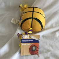 Los Angeles Lakers Basketball Ball Rope Dog Toy