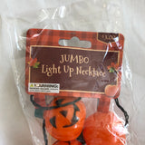 Jumbo Pumpkin Light Up Necklace