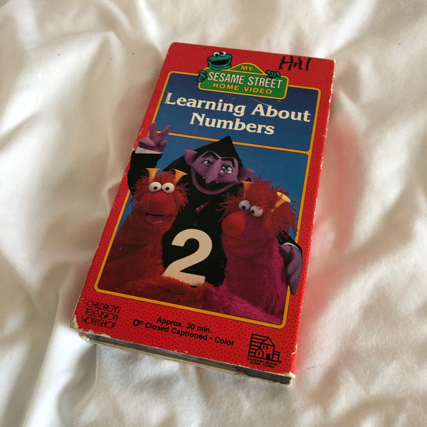 Sesame Street Learning About Numbers VHS