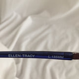 Ellen Tracy- Dhaka Blue Horn Fade Eyeglasses