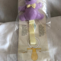Noah's Menagerie Pacifier Buddy - Hippo
