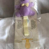Noah's Menagerie Pacifier Buddy - Hippo