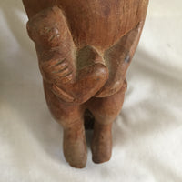 Wooden African Man/Female Statue Set