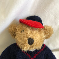 Original Brass Button Bear Plush