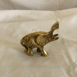 Small Metal Elephant Figurine