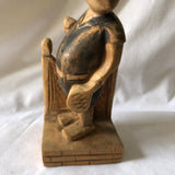 Vintage Wooden Man Statue