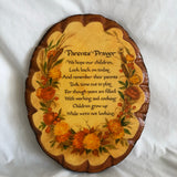 Parents Prayer Wooden Wall Decor