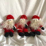 Christmas Santa Claus Plushes - Set Of 3