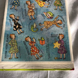 Vintage Magic Schoolbus Mrs. Frizzle Stickers
