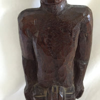 Pacific Islander/Asian Wood Man Carving