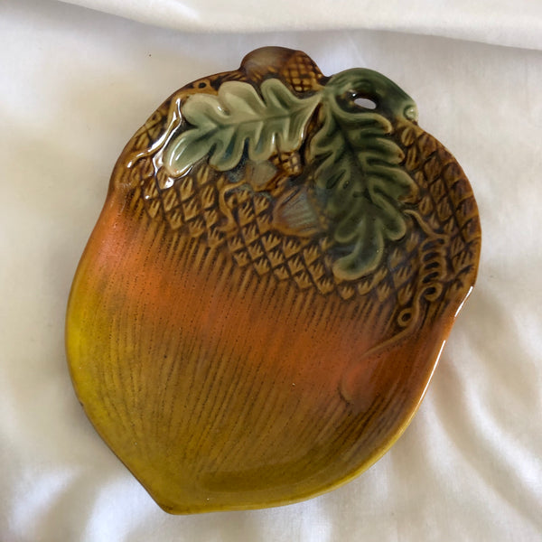 Ceramic Acorn Tray