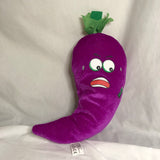 KellyToy Purple Eggplant Veggie Plush