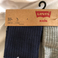 Levi’s Socks -2 Pack Kids Size 5Y-7Y