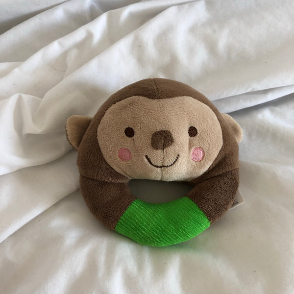 Fisher Price Monkey Plush Ring for Baby