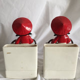 Set Of 2 Vintage Asian Girls Bookends