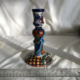 Vintage Painted Vase Candle Holder