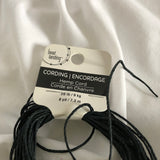 Bead Landing Black Hemp Cord