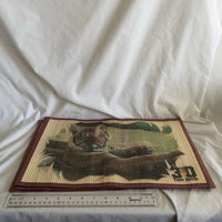 3D Tiger Haven Anniversary Bamboo Placemats Set Of 3