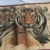 3D Tiger Haven Anniversary Bamboo Placemats Set Of 3