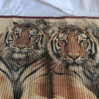 3D Tiger Haven Anniversary Bamboo Placemats Set Of 3