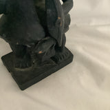 Vintage Mesoamerican Wood Carving Statue