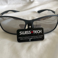 Swiss + Tech Black Sunglasses