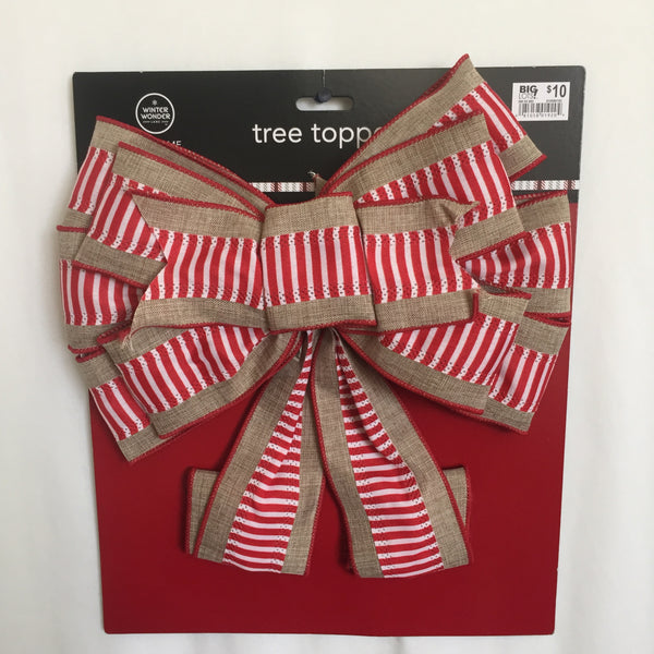 Winter Wonder Lane Tree Topper Bow