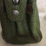 The Limited Faux Crocodile Handbag