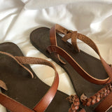 Brown Strappy Sandals - Women’s Size 11