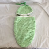 2 Piece Baby Pea Set Hat and Bottom- Size Up to 10 Pounds