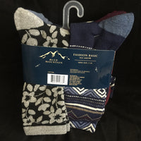 Blue Mountain Socks 6 Pair Women’s Shoe Size 6-10