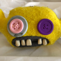 Yellow Fuggler Head Keychain