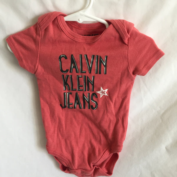 Calvin Klein Jeans Onesie- Size 12 Months