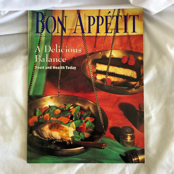 Bon Appetit Magazine February 1992 Edition