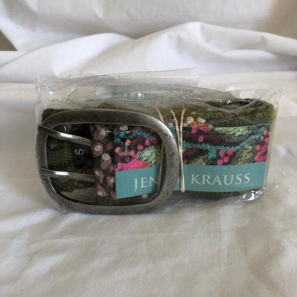 Jenny Krauss Belt - Green - Size Small