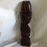 Vintage Polynesian (Moari) Wood Carving Art Mask