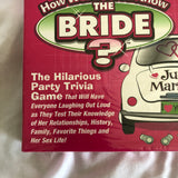 'How Well Do You Know The Bride?' Game