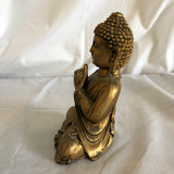 Hindu Gold Colored Sitting Sculpture