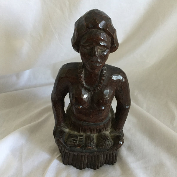 Pacific Islander/Asian Wood Woman Carving