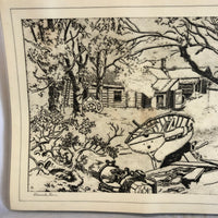 ‘Shoreside Farm’ Placemat by Lionel Barrymore