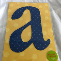 Large Monogram Magnet Letter A