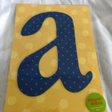 Large Monogram Magnet Letter A